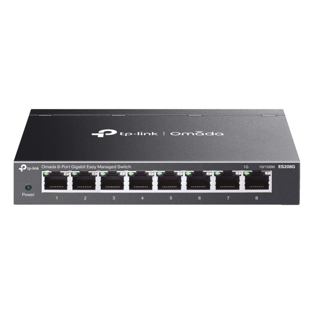 STIKALO 8-PORT TP-Link Omada ES208G 10/100/1000 Managed (ES208G)