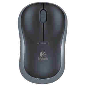 Miš Logitech brezžična za notesnike M185 siva nano (910-002238)
