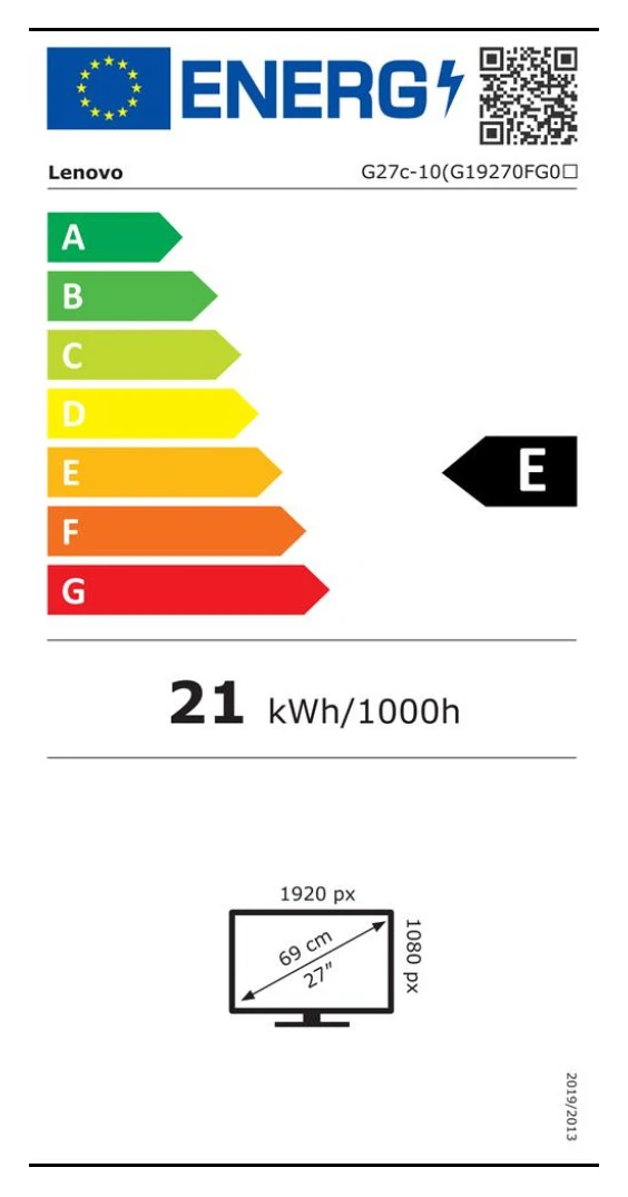 Lenovo 68,5 cm (27,0") G27c-10 1920x1080 Curved Gaming - slika 2