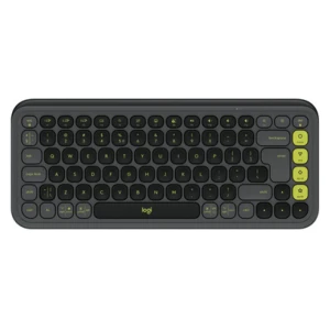 Tipkovnica brezžična + Bluetooth Logitech Pop Icon Keys US international | SLO gravura grafitna (920-013071)