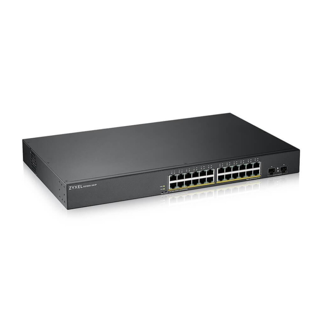 STIKALO 24-PORT 2xSFP ZyXEL 100/1000 PoE Managed Rackmount (GS190024HPV2-EU0101F)