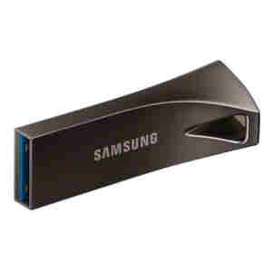 Spominski ključek 64GB USB3.1 Samsung Bar Plus 300MB/s kovinski brez pokrovčka siv (MUF-64BE4/APC)