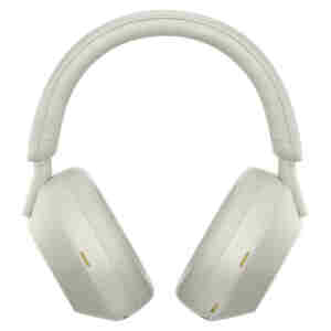 Slušalke brezžične naglavne Bluetooth stereo SONY WH-1000XM5 z mikrofonom - srebrne