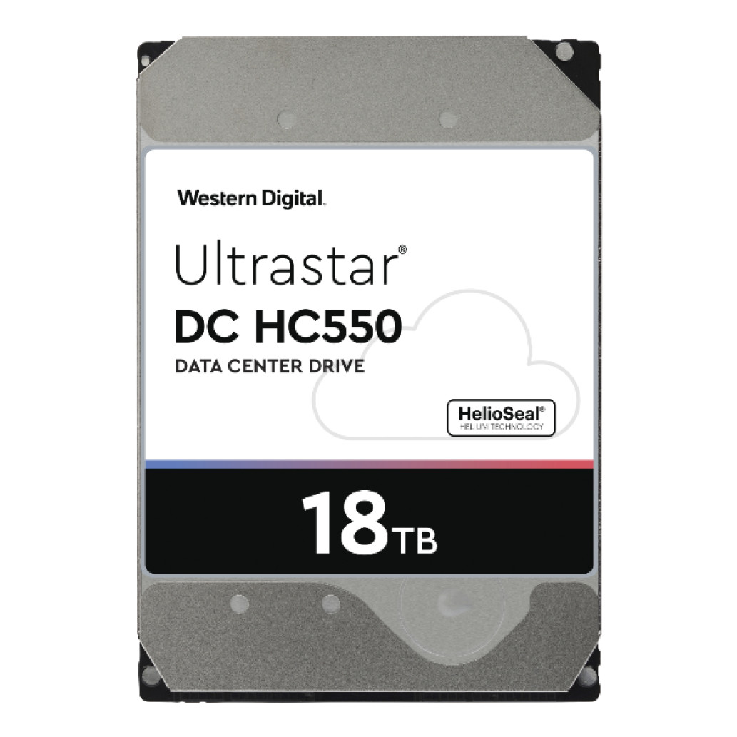 Trdi disk 18TB WD HC550 512MB - primeren za snemalnike 24/7 (WUH721818ALE6L4_0F38459)