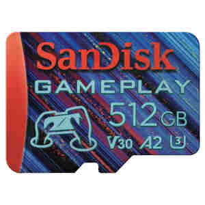 Spominska kartica SDXC-Micro 512GB Sandisk Play 190MB/s/130MB/s U3 V30 UHS-I (SDSQXAV-512G-GN6XN)
