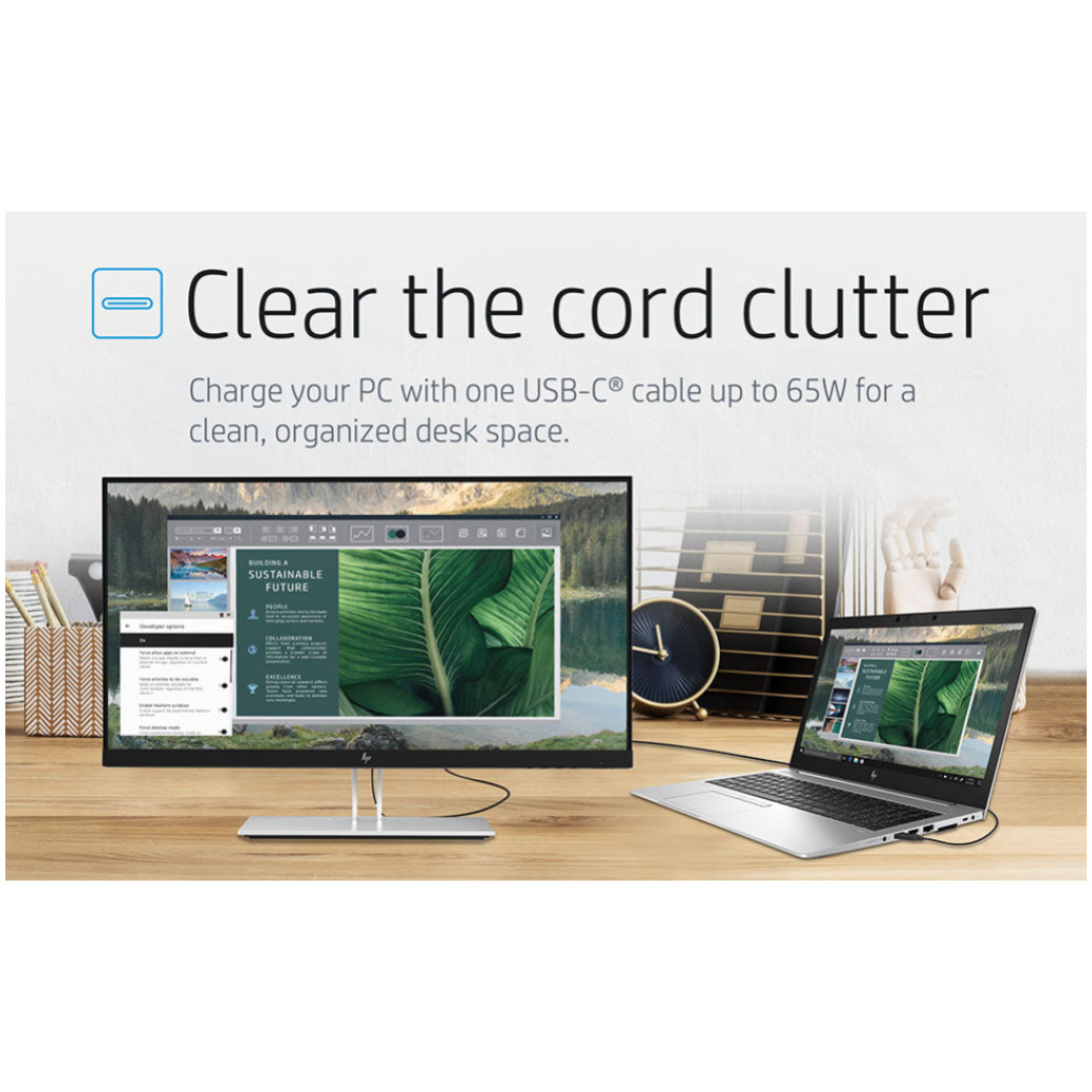 HP 60,5 cm (23,8") E24u G4 1920x1080 IPS