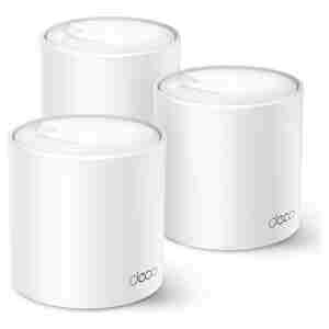 Usmerjevalnik brezžični mrežni sistem TP-Link WiFi6 802.11ax AX3000 3000Mbit/s MESH 3xLAN 2x notranja antena (Deco X50(3-pack))