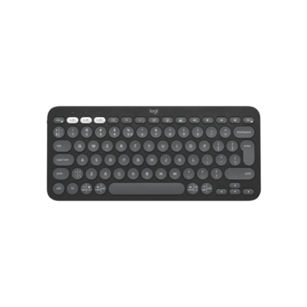 Tipkovnica Logitech Brezžična Pebble Keys 2 K380s Multi-Device SLO gravura grafitna (920-011851)