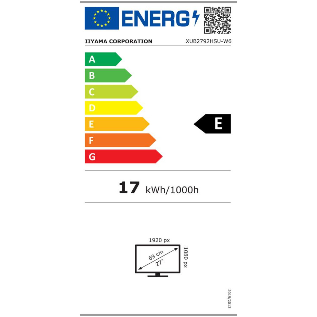 Iiyama 68,6 cm (27,0") XUB2792HSU-W6 1920x1080 100Hz IPS - slika 2
