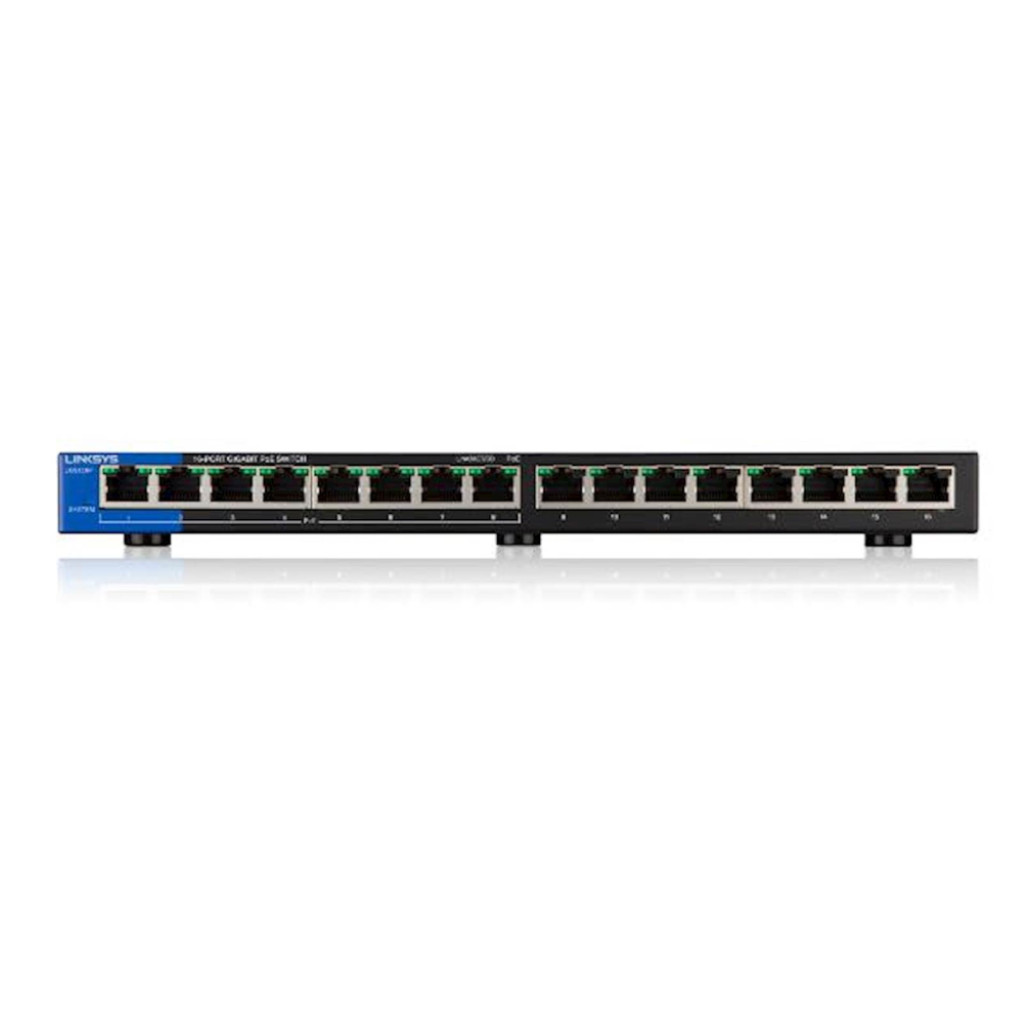 STIKALO 16-PORT Linksys 100/1000 PoE (LGS116P-EU)