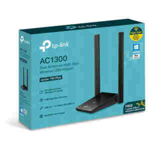 Brezžični mrežni adapter USB 3.0 TP-Link WiFi5 802.11ac AC1300 867Mbit/s 2x antena (ARCHER T4U PLUS)