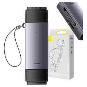 Zunanji čitalec kartic BASEUS Lite USB3.0/USB-C za SD TF (WKQX060113)