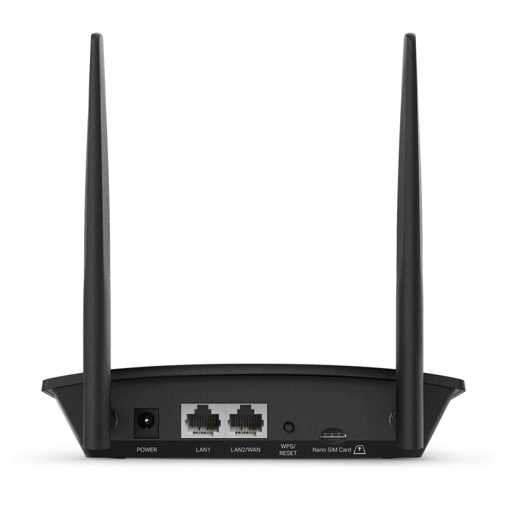 Usmerjevalnik brezžični TP-Link TL-MR100 WiFi4 802.11n N300 300Mbit/s 4G 2xLAN+1xWAN 2x antena - slika 3