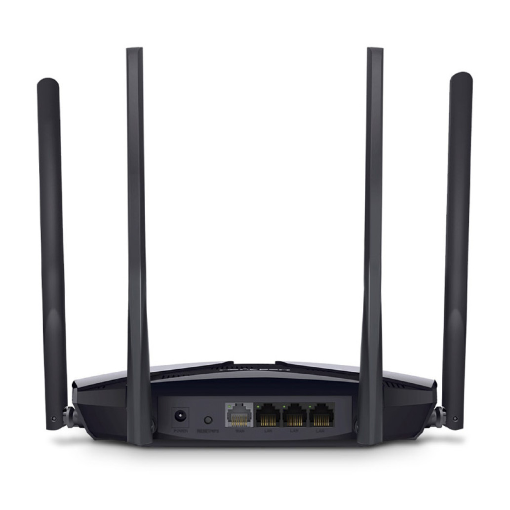 Usmerjevalnik brezžični MERCUSYS MR80X WiFi6 802.11ax AX3000 3xLAN+WAN (MR80X) - slika 3