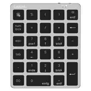 Tipkovnica Bluetooth 5.0 numerična Logilink ID0212 | srebrna (ID0212)