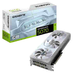 Grafična kartica nVidia RTX5070 GigaByte Eagle OC Ice SFF Bela - 12GB GDDR7 (GV-N5070EAGLEOC ICE-12GD)
