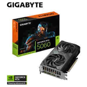 Grafična kartica nVidia RTX5060 GigaByte Windforce Max OC - 8GB GDDR7 (GV-N5060WF2MAX OC-8GD)