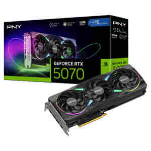 Grafična kartica nVidia RTX5070 PNY Epic-X RGB OC - 12GB GDDR7 (VCG507012TFXXPB1-O)
