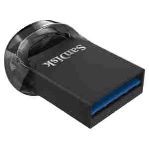 Spominski ključek 64GB USB 3.1 Sandisk Cruzer Ultra FIT 130MB/s 4MB/s plastičen micro črn (SDCZ430-064G-G46)