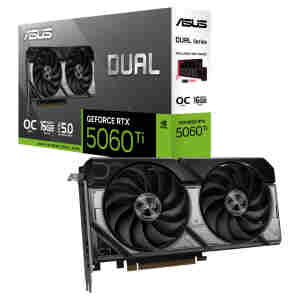 Grafična kartica nVidia RTX5060Ti Asus Dual OC Edition - 16GB GDDR7 (90YV0MH0-M0NA00)
