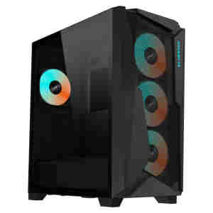 Ohišje GigaByte C301 GLASS V2 ATX - črna RGB
