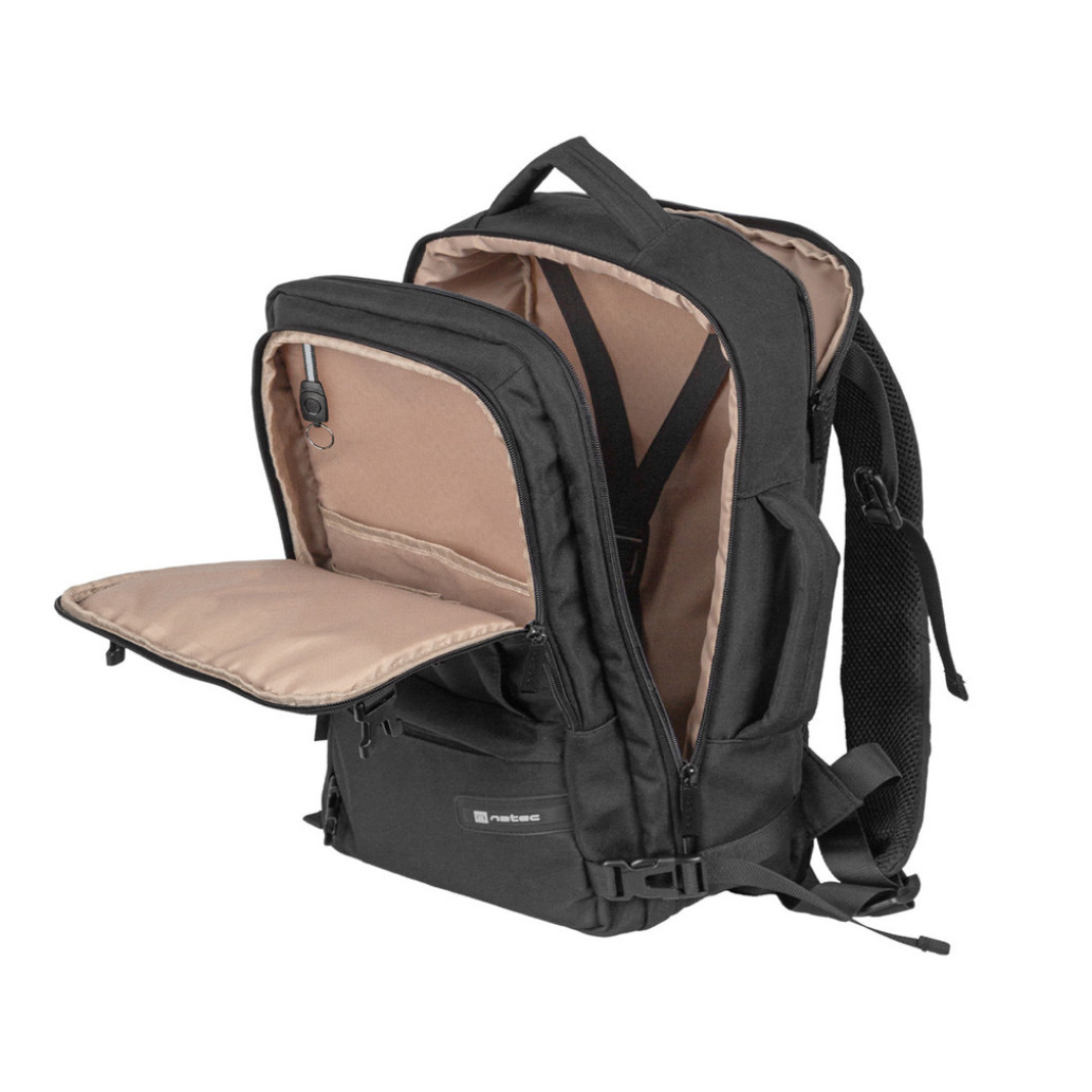 Nahrbtnik za notesnik 39,6 cm (15,6") Natec CAMEL LITE univerzalni 2v1 črn - slika 3