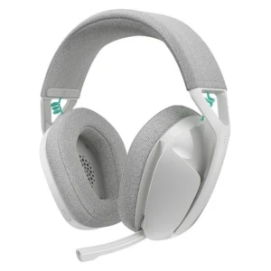 Slušalke brezžične Logitech naglavne z mikrofonom BT/ USB Lightspeed G321 bele USB-C polnjenje Gaming (981-001569)