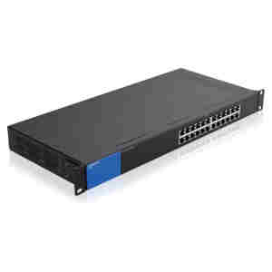 STIKALO 24-PORT Linksys 100/1000 Rack (LGS124-EU)
