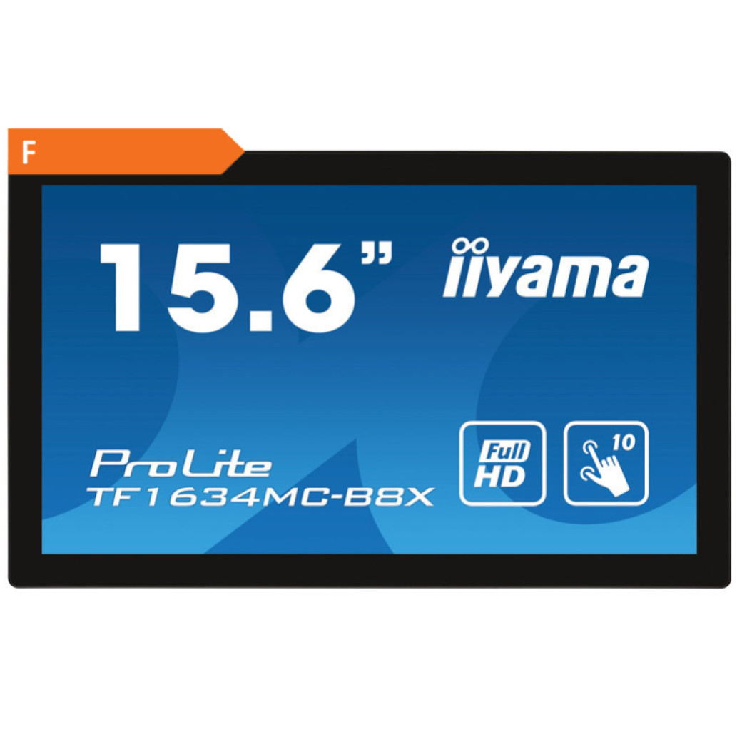 touch Iiyama 39,6 cm (15,6") TF1634MC-B8X 1920x1080 POS