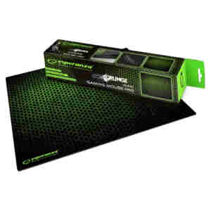 Podloga za miško Esperanza EGP103G Črna, zelena 400x300