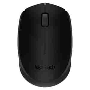 Miš Logitech brezžična optična za notesnike B170 siva (910-004798)