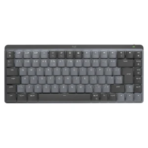Tipkovnica brezžična + Bluetooth Logitech MX Mechanical MINI UK | SLO gravura grafitna LED osvetlitev (920-010780)