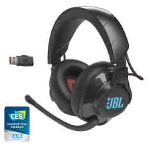Slušalke brezžične JBL naglavne z mikrofonom USB sprejemnik Quantum 610 črna Gaming (JBLQUANTUM610BLK)