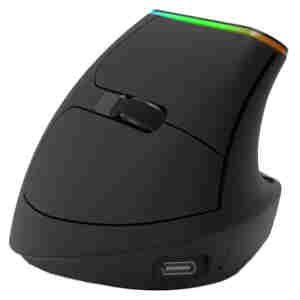Miš Ergonomska USB Delux 4000 DPI RGB (M618DB)