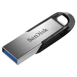 Spominski ključek 512GB USB 3.0 Sandisk Ultra Flair 150MB/s kovinski-plastičen brez pokrovčka črno-srebrn (SDCZ73-512G-G46)