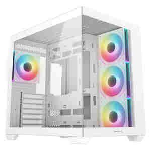 Ohišje Deepcool CG530 4F ATX - bel ARGB
