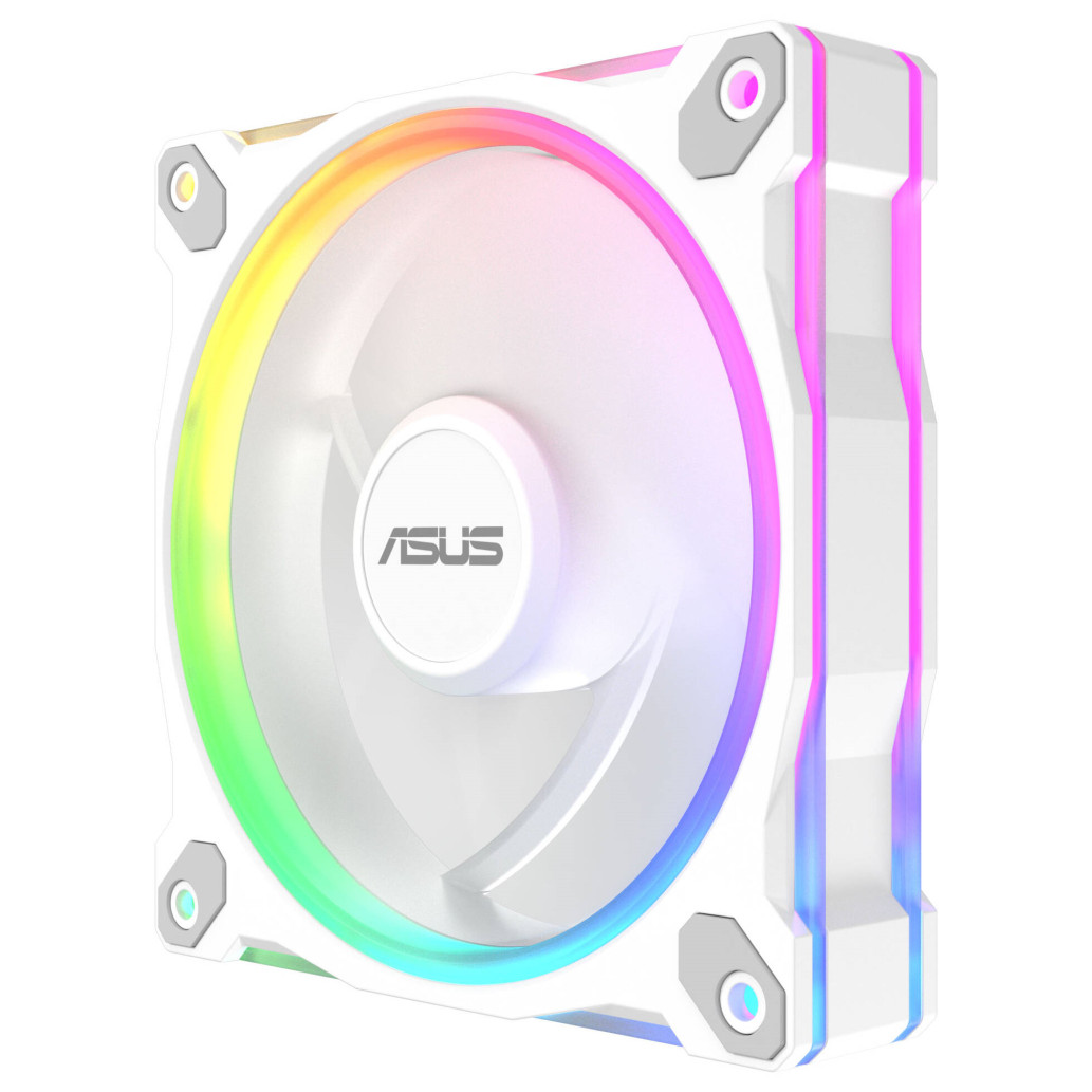 Ventilator Asus Prime MR120 120mm bela ARGB - slika 3