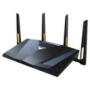 Usmerjevalnik brezžični Asus RT-BE88U WiFi7 802.11be BE7200 5400Mbit/s MESH 2xWAN+9xLAN+1xSFP+ 4x antena (90IG08V0-MO3N0V)