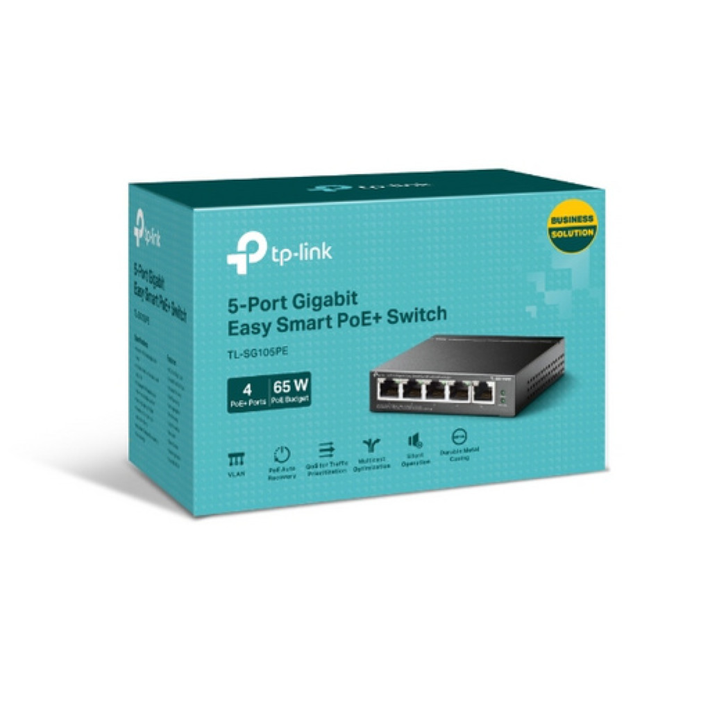 KALO 5-PORT TL-SG105PE Easy Smart Switch 100/1000 4-Port PoE+ (TL-SG105PE) - slika 4