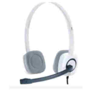 Slušalke Logitech 3.5 H150 stereo bele (Coconut 981-000350)