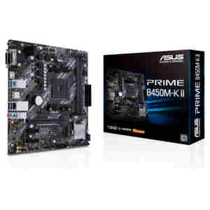 Osnovna plošča AM4 Asus PRIME B450M-K II microATX M.2 VGA DVI HDMI