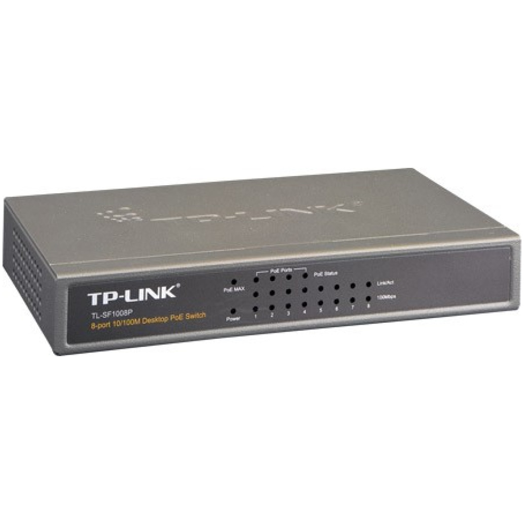 SWITCH 8-PORT 10/100 TP-Link TL-SF1008P 4+4xPoE