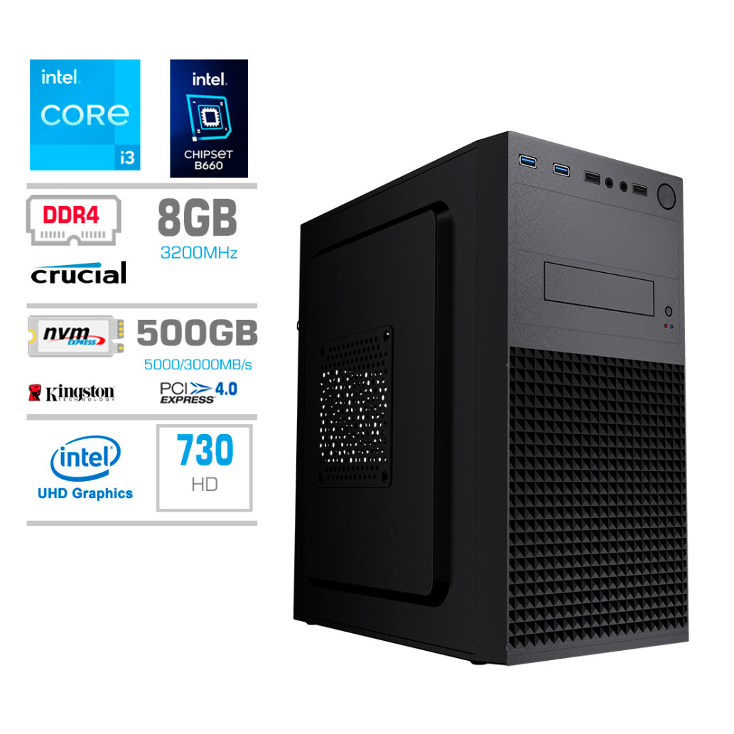 Računalnik MEGA MT S4 i3-13100