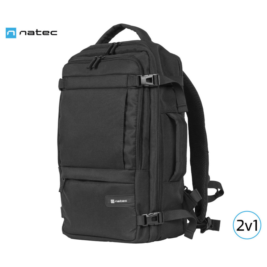 Nahrbtnik za notesnik 39,6 cm (15,6") Natec CAMEL LITE univerzalni 2v1 črn