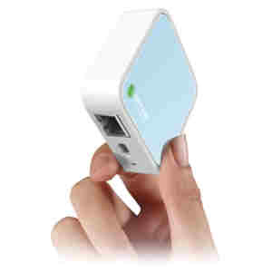 Razširitev brezžičnega omrežja TP-Link Nano WiFi4 802.11n 300Mbit/s Nano (TL-WR802N)