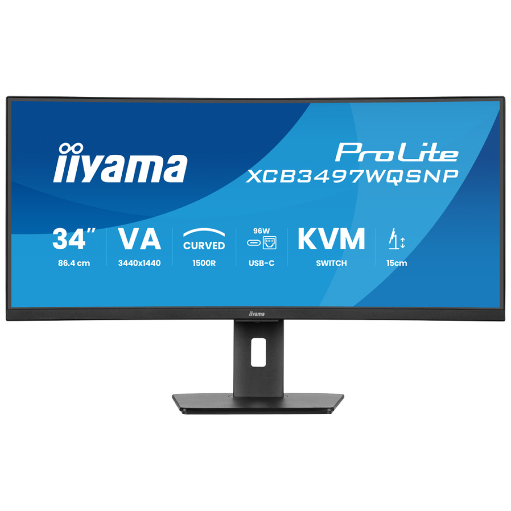 Iiyama 86,4 cm (34,0") XCB3497WQSNP-B1 3440x1440 Curved 120Hz