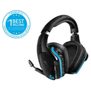 Slušalke brezžične Logitech naglavne BT/1x3,5mm G935 črna LightSync Gaming (981-000744)