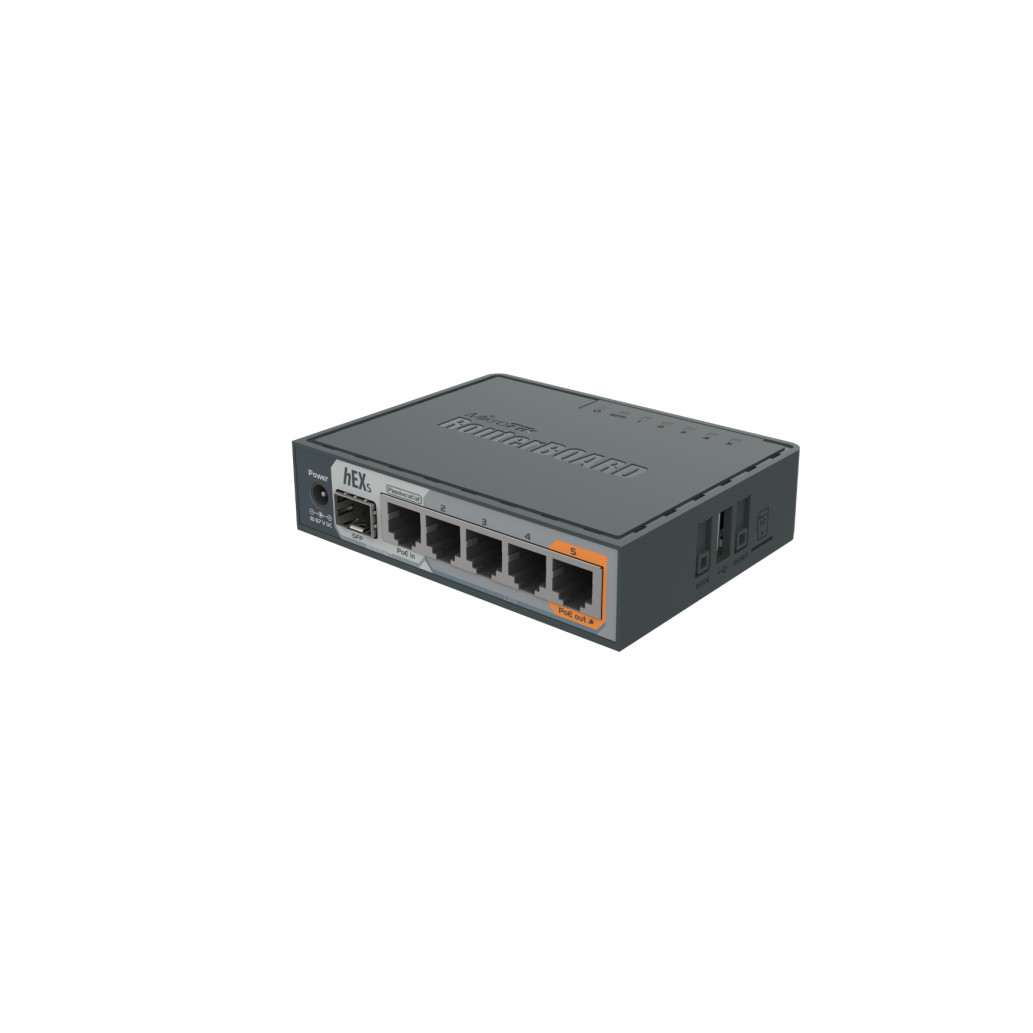 STIKALO 5-PORT + 1x SFP Razni proizvajalci HEX S 10/100/1000 (RB760IGS) - slika 2