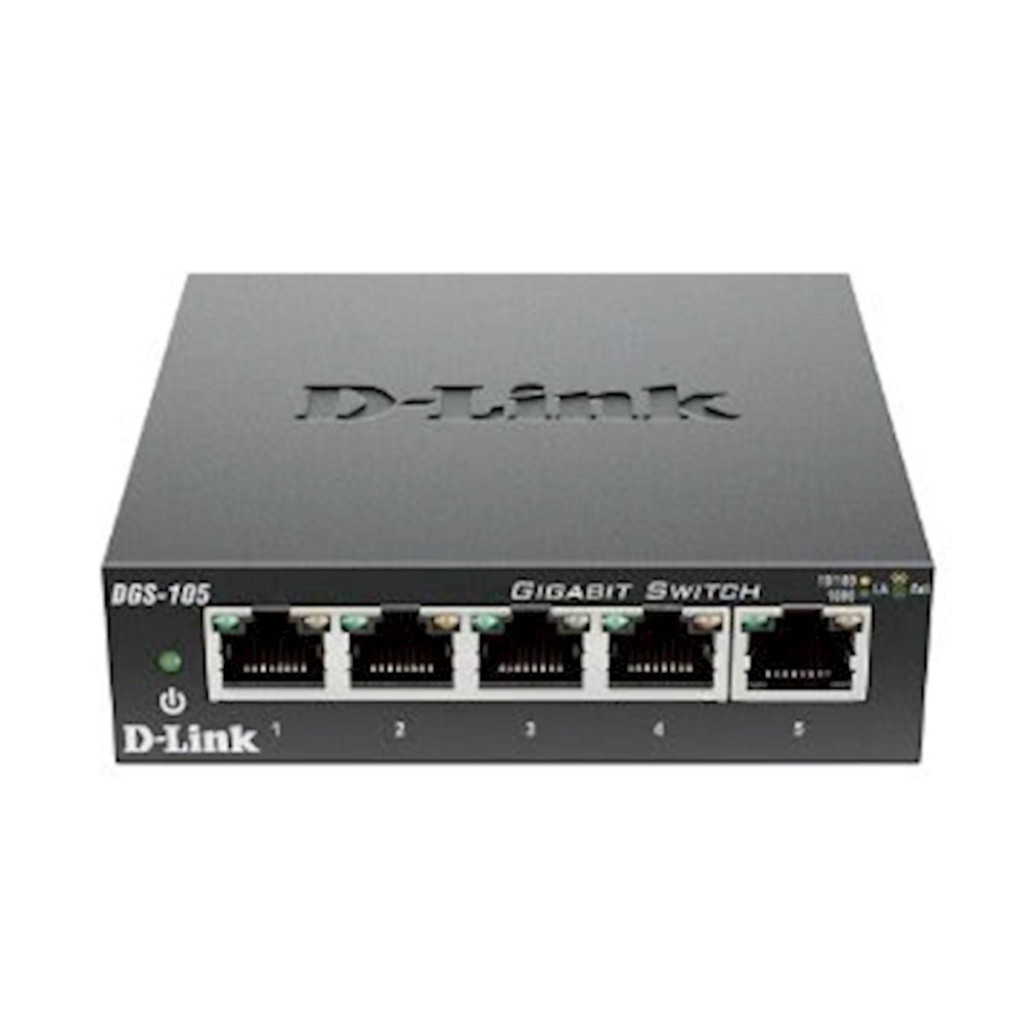 STIKALO 5-PORT D-link 100/1000 (DGS-105)