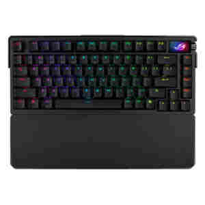 Gaming Tipkovnica brezžična + Bluetooth Asus ROG Azoth Extreme Wireless US | črna RGB (90MP03MA-BKUA01)